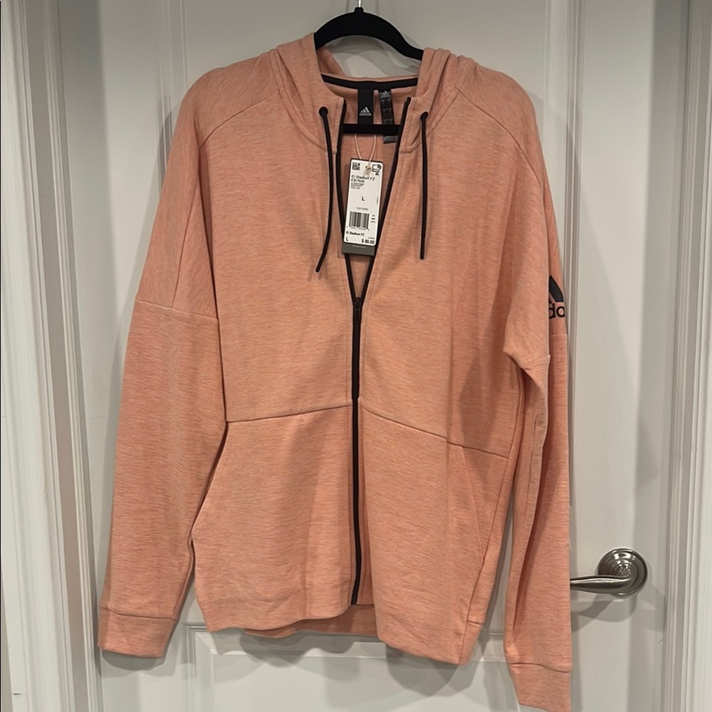 Adidas Coral Zip-Up Hoodie